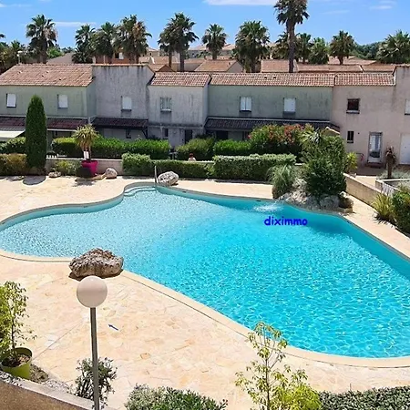 Pavillon 6 Pers Avec Piscine, Clim, Terrasses Et Parking Prive - Fr-1-781-72 * Valras-Plage